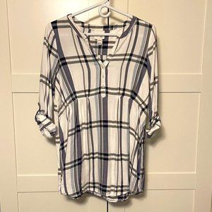 Plaid Maternity Shirt